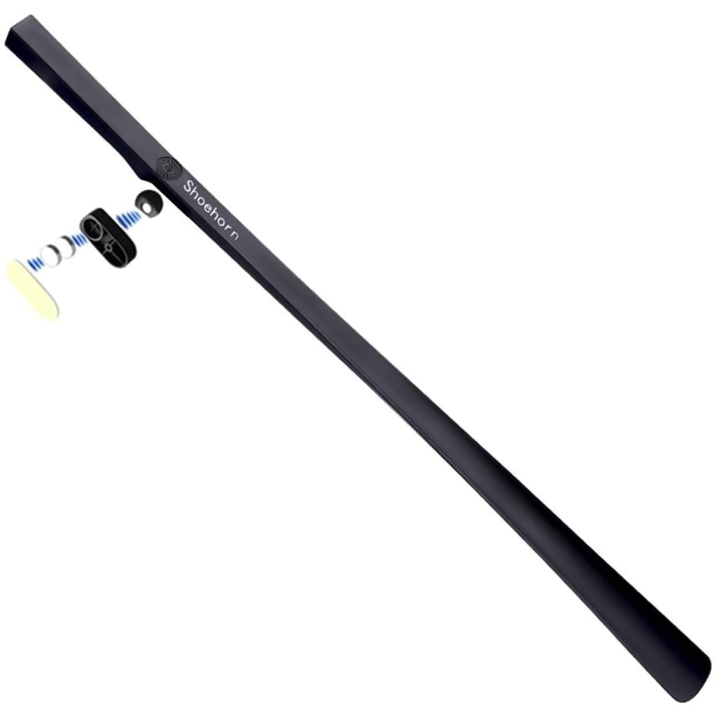 PALAY Shoe Horn for Men Women 24.6in Extra Long Handle Shoehorn with Strong Magnetic Wall Hook, Black Automatic Adsorption ABS Shoehorn for Elderly, Mother-to-be PALAY Shoe Horn for Men Women 24.6in Extra Long Handle Shoehorn with Strong Magnetic Wall Hook, Black Automatic Adsorption ABS Shoehorn for Elderly, Mother-to-be